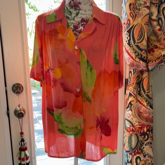 Carole Little Tops - Vintage Carole Little blouse - Size 14